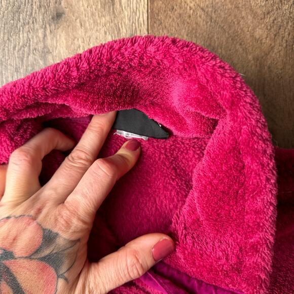 Vintage 90s Patagonia Re-Tool Snap-T Jacket Women's Small Pink Fleece 5373 - Picture 4 of 11